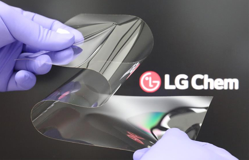 LG Chem Develops Foldable Display Material Using New Material Technologies